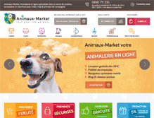 Tablet Screenshot of animaux-market.com